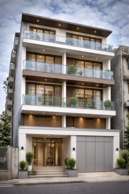 25x50 modern house design with efficient layout and premium elevation