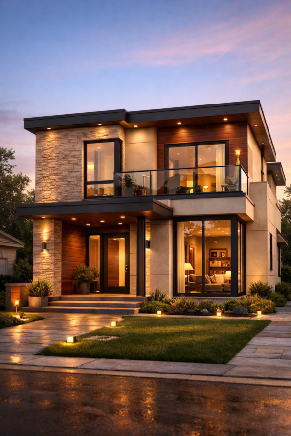 Modern 35×40 House Design – Elegant 1400 Sq Ft Home Plan